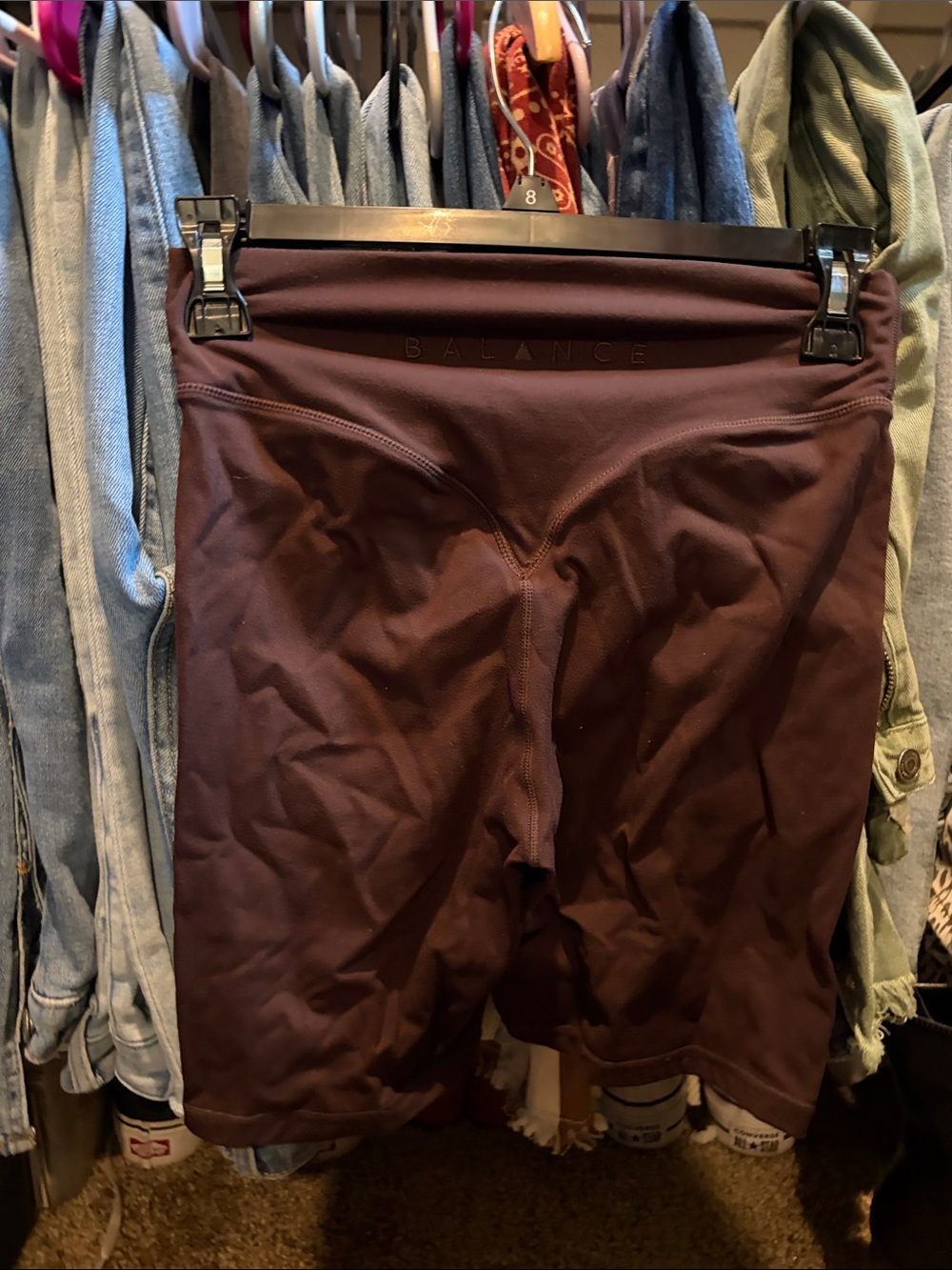 Balance Athletica Women's Deep Burgundy Athletic Shorts